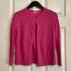 Gap deep pink/magenta lightweight cardigan size XS